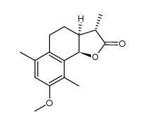 (-)-α-desmotroposantonin methyl ether Structure