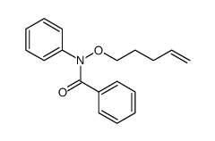 O-(pent-4-enyl)-N-benzoyl-N-phenylhydroxylamine结构式