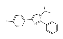 4-(4-fluorophenyl)-2-phenyl-1-propan-2-ylimidazole Structure