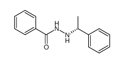 (R)-(+)-1-phenyl-1-(2-benzoylhydrazino)ethane结构式