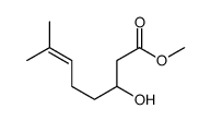 methyl 3-hydroxy-7-methyloct-6-enoate Structure