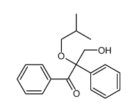 3-hydroxy-2-(2-methylpropoxy)-1,2-diphenylpropan-1-one Structure