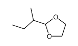 2-(1-Methylpropyl)-1,3-dioxolane结构式