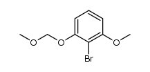 1-bromo-2-methoxy-6-(methoxymethoxy)benzene Structure