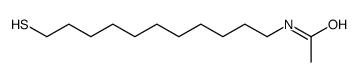 N-(11-sulfanylundecyl)acetamide结构式