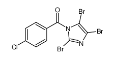 2,4,5-Tribromo-1-(p-chlorobenzoyl)-midazole Structure