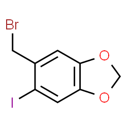 5-(Bromomethyl)-6-iodo-1,3-benzodioxole Structure