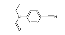 Acetamide,N-(4-cyanophenyl)-N-ethyl-结构式