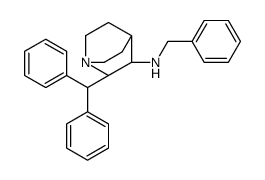 (2S,3S)-2-benzhydryl-N-benzyl-1-azabicyclo[2.2.2]octan-3-amine Structure