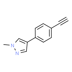 4-(4-Ethynylphenyl)-1-methyl-1H-pyrazole structure