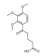5-(2,3,4-TRIMETHOXYPHENYL)-5-OXOVALERIC ACID结构式