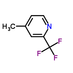 4-甲基-2-(三氟甲基)吡啶结构式