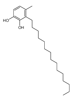 4-methyl-3-pentadecylbenzene-1,2-diol Structure