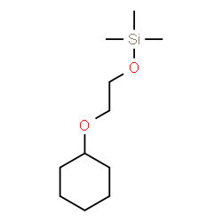 [2-(Cyclohexyloxy)ethoxy]trimethylsilane结构式