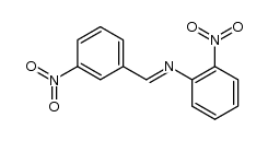 2-nitro-N-(3-nitro-benzyliden)-aniline结构式