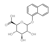 1-Naphthyl Glucosiduronic Acid structure