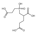 2-[[2-carboxyethyl(hydroxy)phosphoryl]methyl]pentanedioic acid结构式