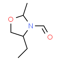 3-Oxazolidinecarboxaldehyde, 4-ethyl-2-methyl- (9CI) structure