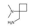 1-(氨基甲基)-N,N-二甲基环丁胺结构式