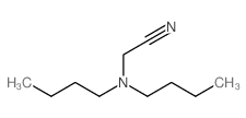 (dibutylamino)acetonitrile structure