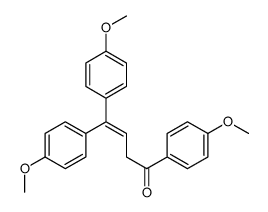 1,4,4-tris(4-methoxyphenyl)but-3-en-1-one结构式