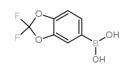 (2,2-二氟苯并[d][1,3]二氧杂环戊烯-5-基)硼酸结构式