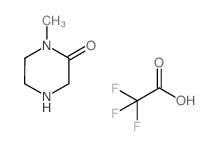 1-methylpiperazin-2-one trifluoroacetate Structure