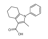 2-methyl-1-phenyl-4,5,6,7-tetrahydroindole-3-carboxylic acid Structure