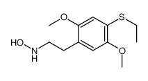 N-[2-(4-ethylsulfanyl-2,5-dimethoxyphenyl)ethyl]hydroxylamine Structure