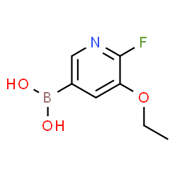 2-Fluoro-3-ethoxypyridine-5-boronic acid结构式