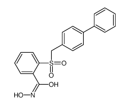 N-hydroxy-2-[(4-phenylphenyl)methylsulfonyl]benzamide结构式
