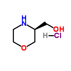 (S)-3-Hydroxymethylmorpholine hydrochloride structure