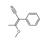 3-Methoxy-2-phenyl-cis-crotononitril结构式