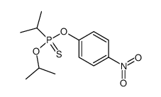 Isopropyl-phosphonothioic acid O-isopropyl ester O-(4-nitro-phenyl) ester Structure