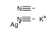 potassium,silver,dicyanide Structure