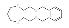6H-2,5,9,12-Benzotetrathiacyclopentadecin,1,3,4,7,8,10,11,13-octahydro- Structure