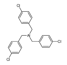 tri(4-chloro)benzyl aluminium结构式