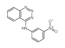 1,2,3-Benzotriazin-4-amine,N-(3-nitrophenyl)-结构式