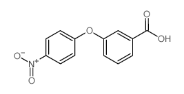 3-(4-硝基苯氧基)苯甲酸结构式