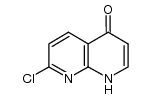 7-氯-1,8-萘啶-4(1H)-酮结构式