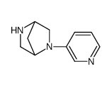 2,5-Diazabicyclo[2.2.1]heptane,2-(3-pyridinyl)-,(1S,4S)-(9CI)结构式