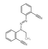 Benzonitrile,2,2'-(ethyldiazoamino)di- (8CI) structure