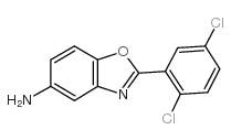 2-(2,5-dichloro-phenyl)-benzooxazol-5-ylamine structure