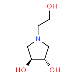 3,4-Pyrrolidinediol, 1-(2-hydroxyethyl)-, (3S,4S)- (9CI) picture