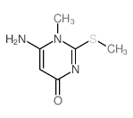 4(1H)-Pyrimidinone,6-amino-1-methyl-2-(methylthio)- picture