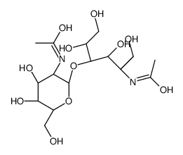 N N'-DIACETYLCHITOBIITOL Structure