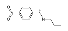 Propionaldehyde p-nitrophenylhydrazone Structure