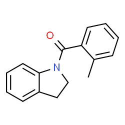 indolin-1-yl(o-tolyl)methanone structure