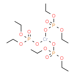 chromium(3+) tris(diethyl) tris(phosphate)结构式