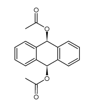 cis-9.10-diacetoxy-9.10-dihydro-anthracene Structure